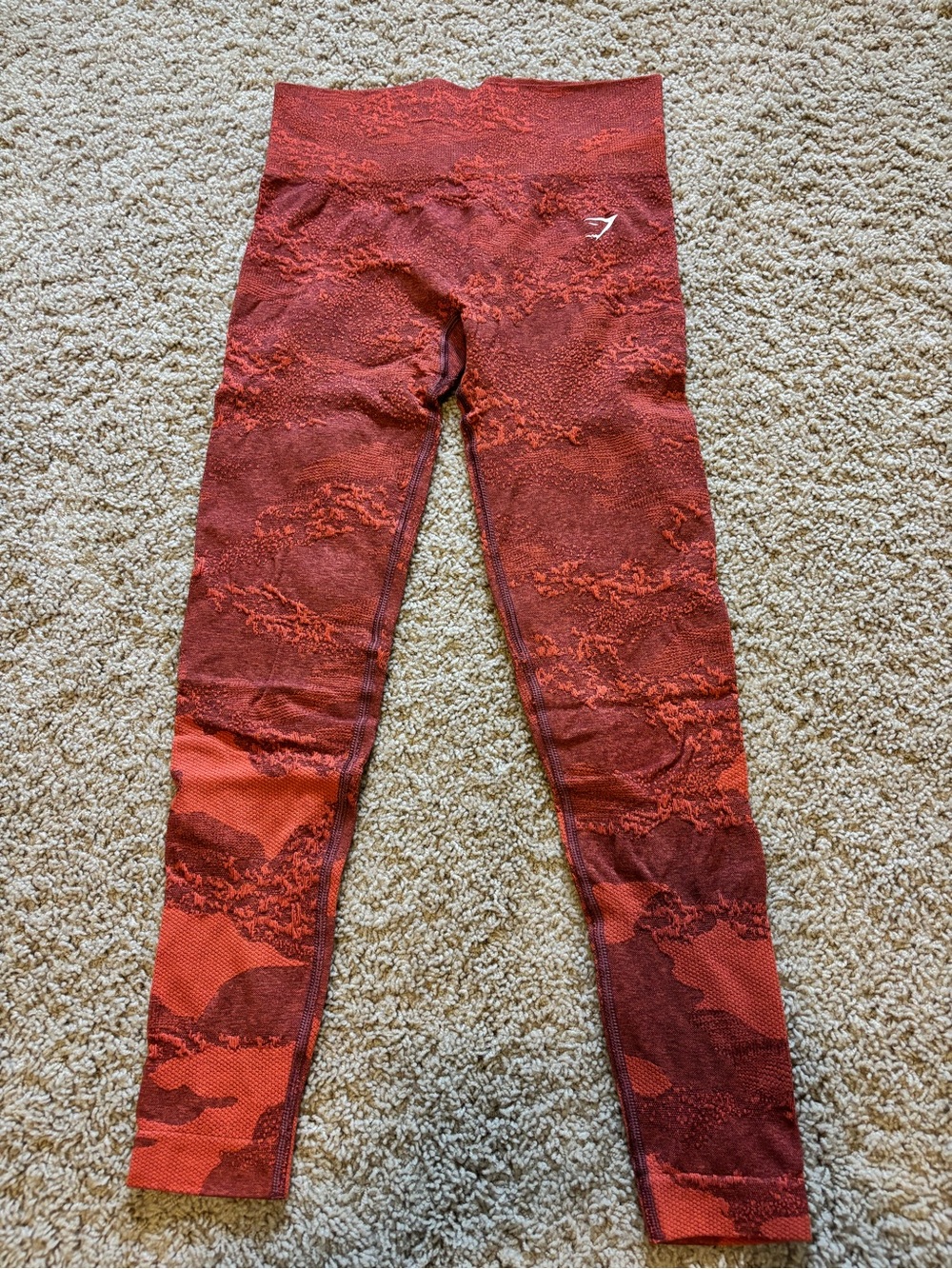 Gymshark Red Seamless High-Waist Leggings